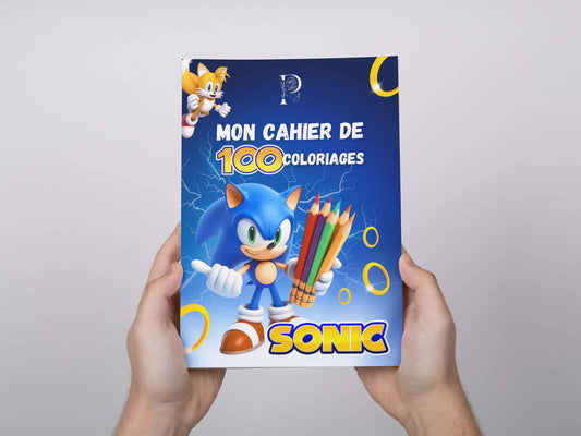 Cahier de coloriages SONIC à imprimer