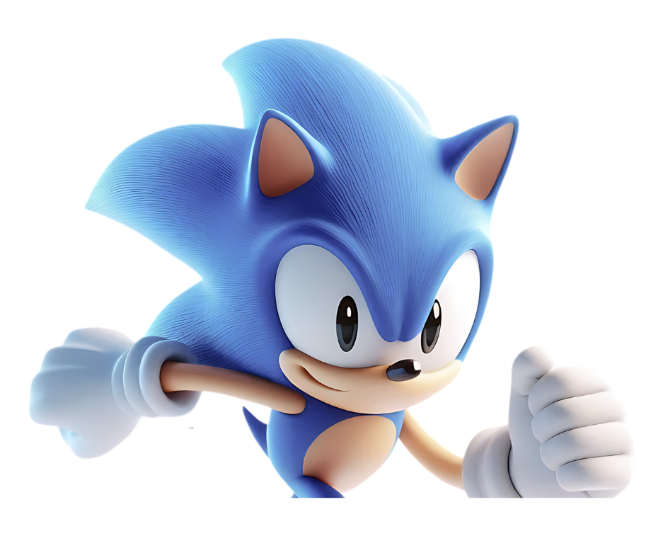 Affiches et invitations personnalisées anniversaire Sonic personnalisées - Papettelie