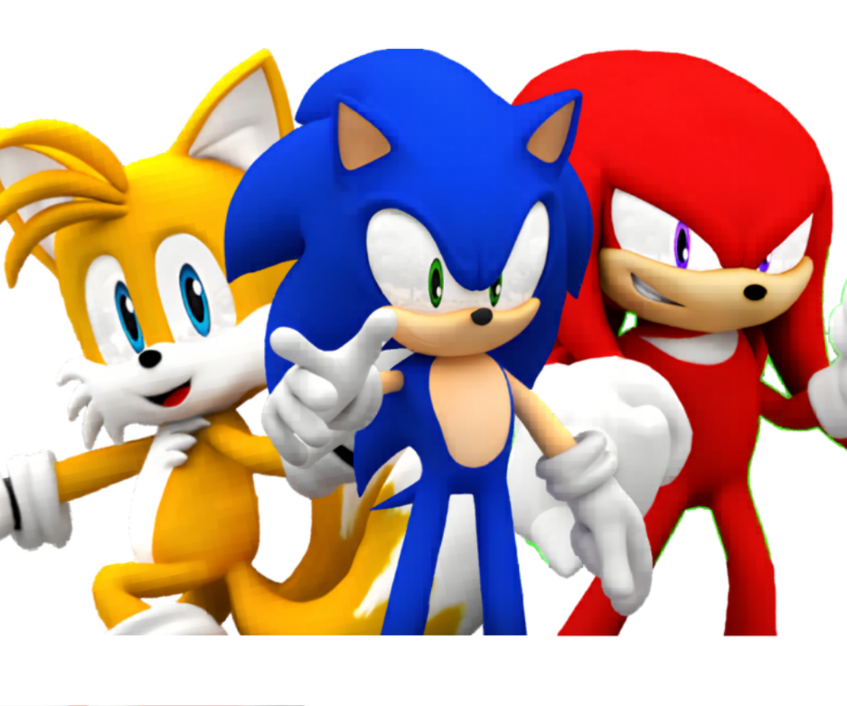 Affiches et invitations personnalisées anniversaire Sonic et ses amis personnalisées - Papettelie