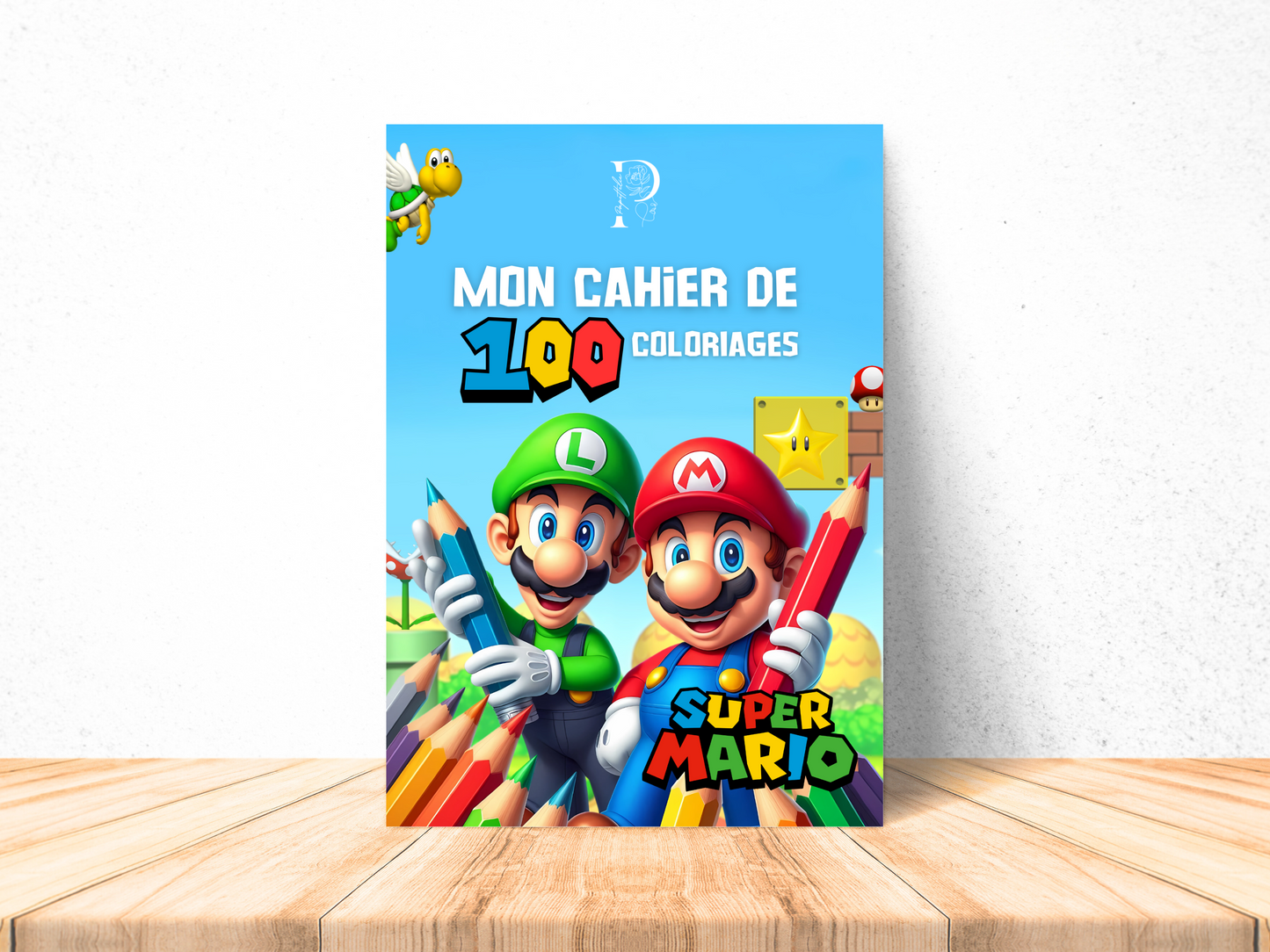 Cahier de coloriages MARIO