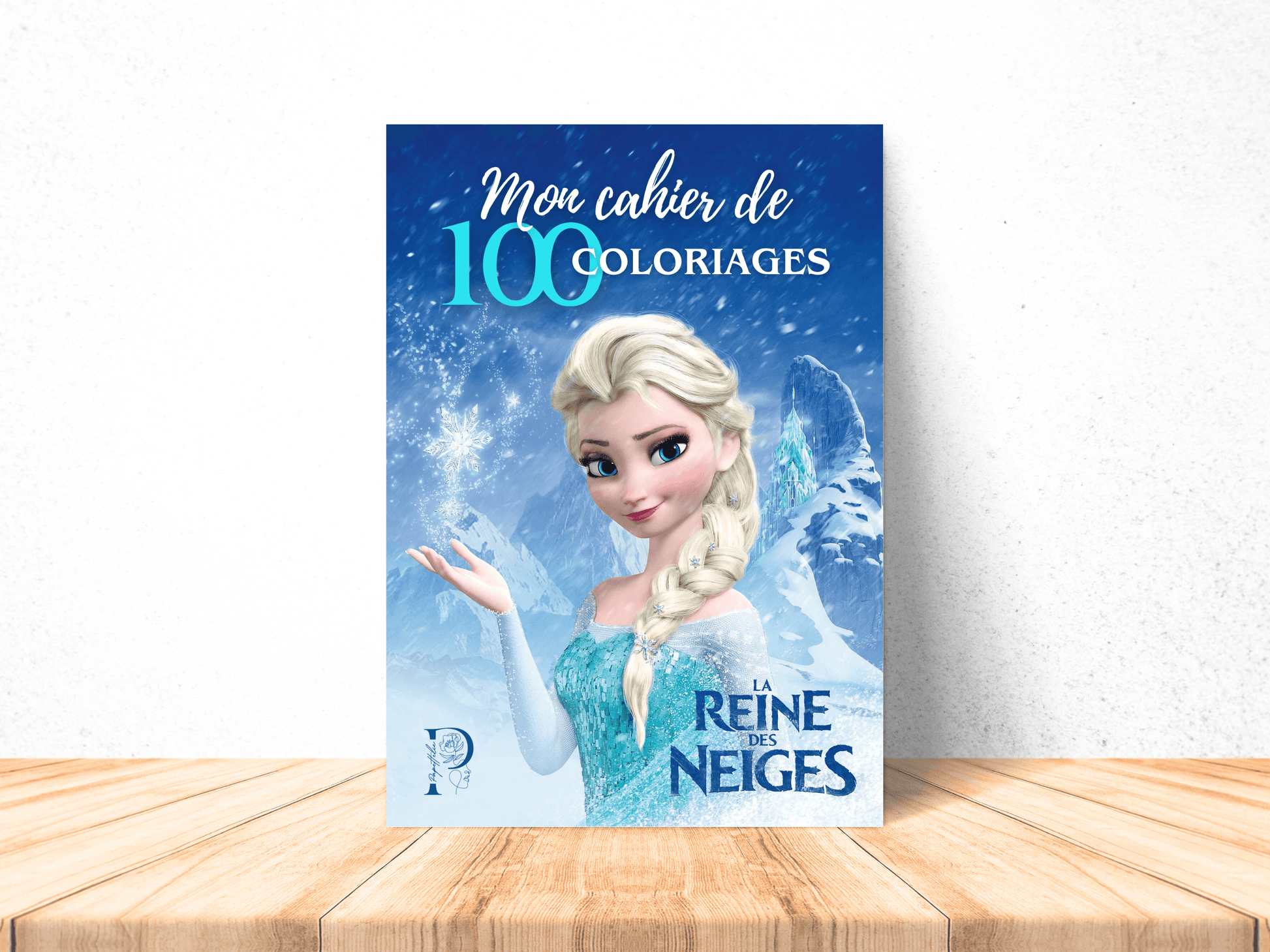 Cahier de coloriages LA REINE DES NEIGES - Papettelie