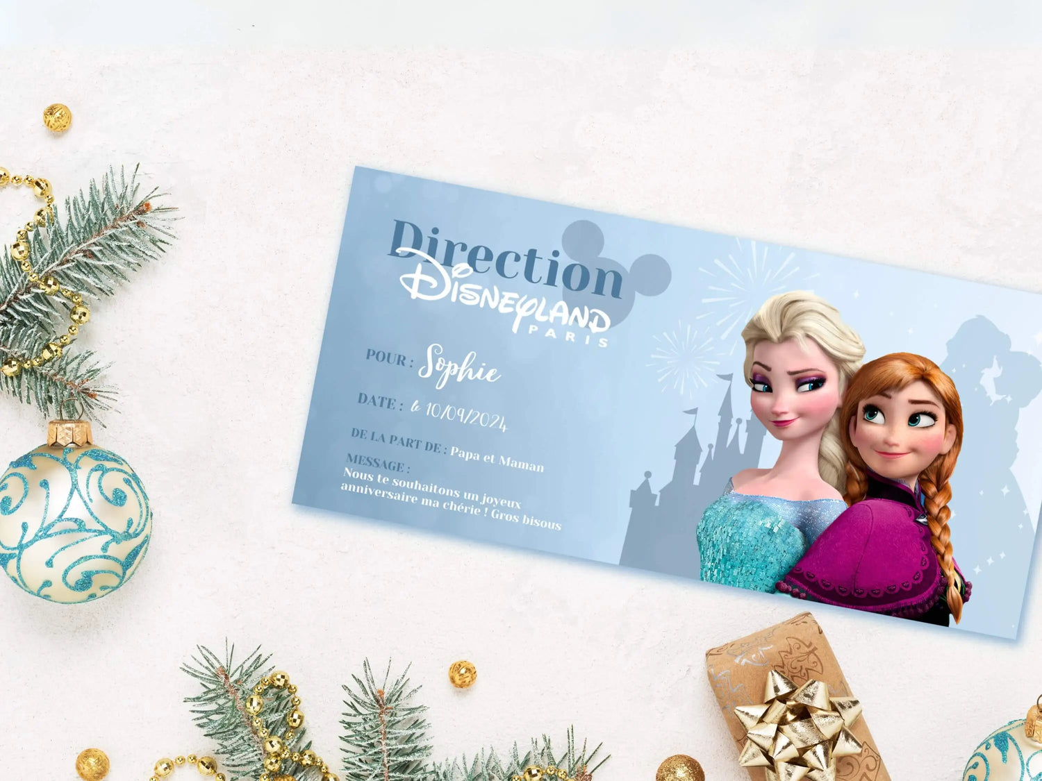 Billet disneyland paris la reine des neiges