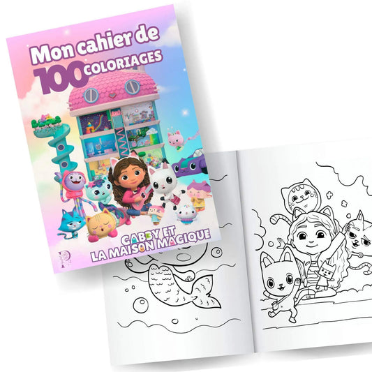 Cahier de coloriages GABBY ET LA MAISON MAGIQUE