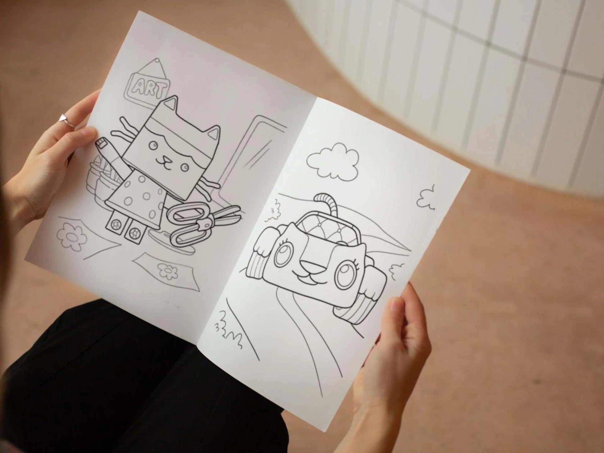 Cahier de coloriages GABBY ET LA MAISON MAGIQUE