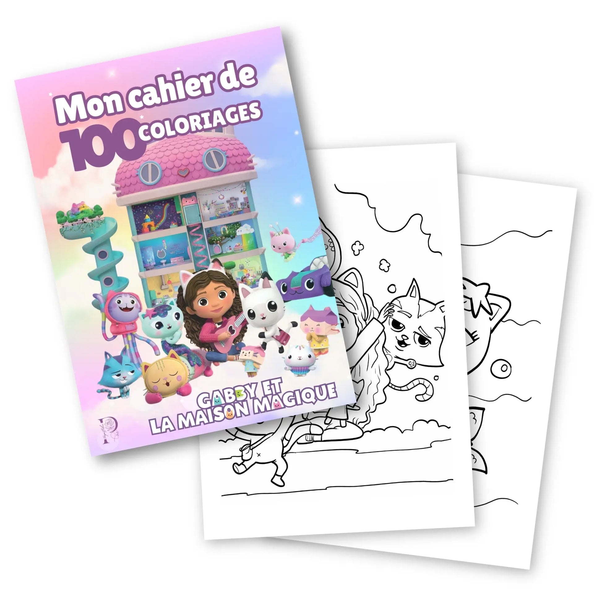 Cahier de coloriages GABBY ET LA MAISON MAGIQUE