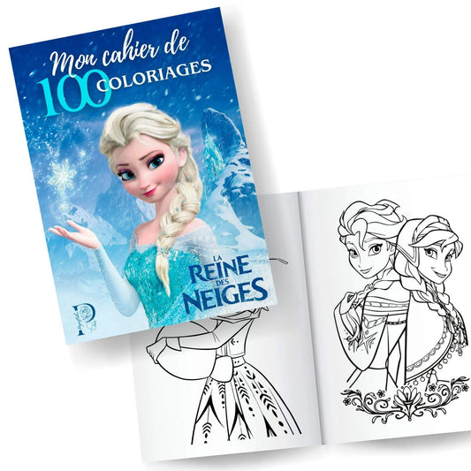 Cahier de coloriages LA REINE DES NEIGES