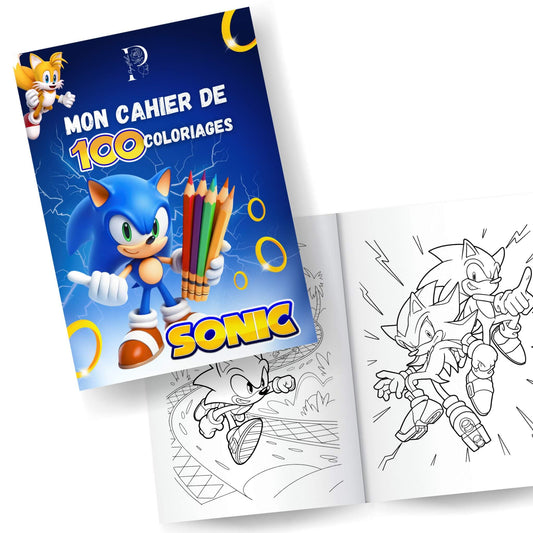 Cahier de coloriages SONIC