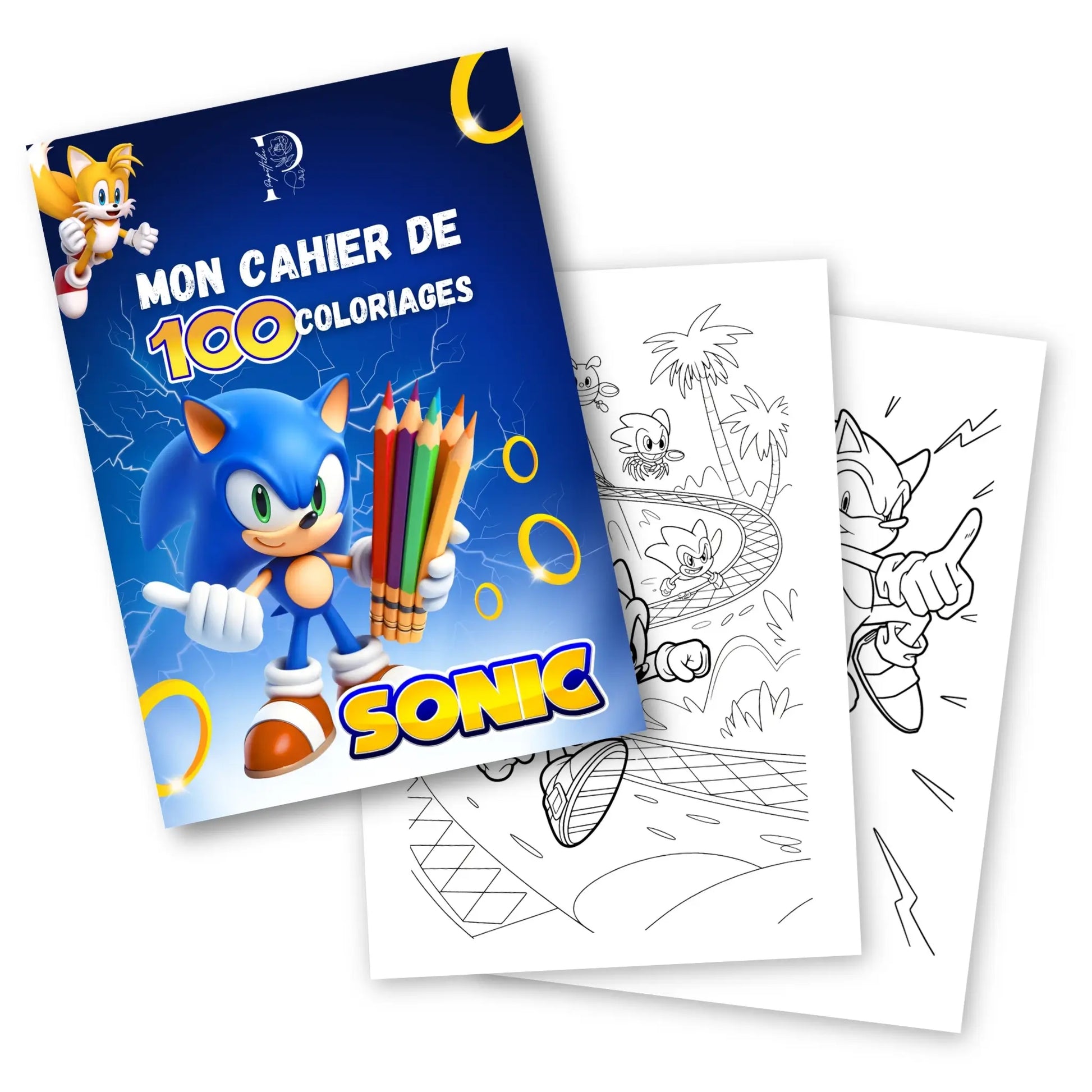 Cahier de coloriages SONIC à imprimer