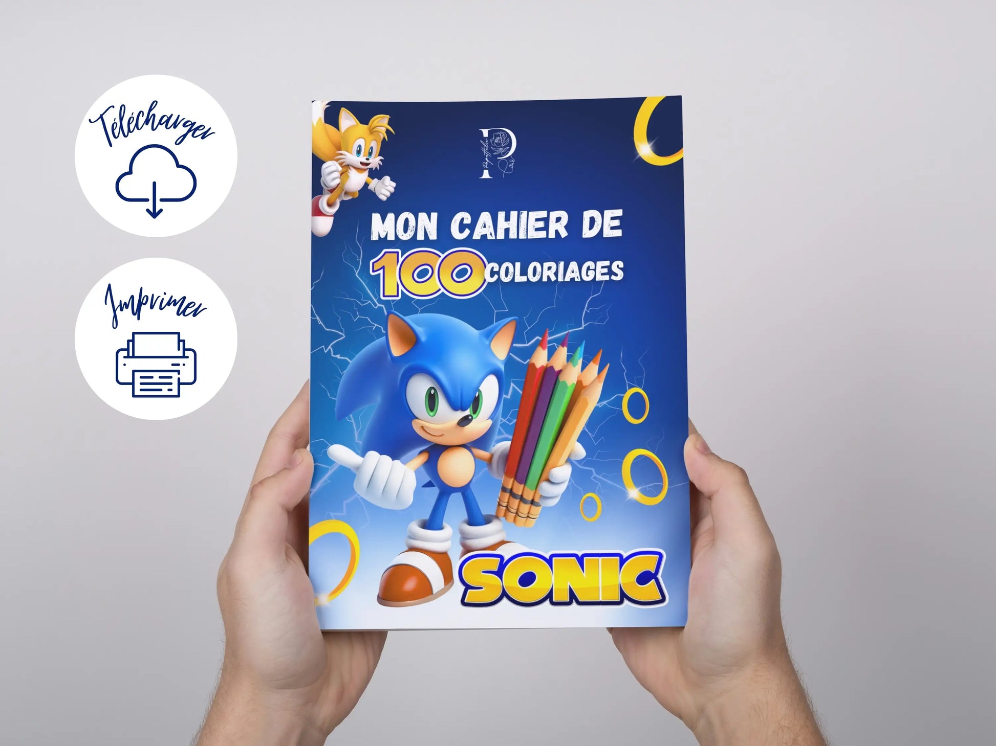 Cahier de coloriages SONIC à imprimer
